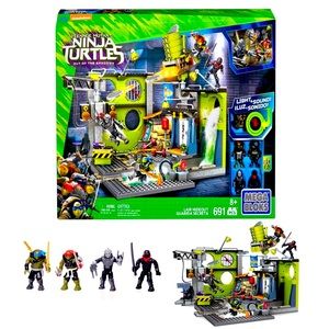 Mega Bloks Teenage Mutant Ninja Turtles Out Of The Shadows Lair Hideout New 2015